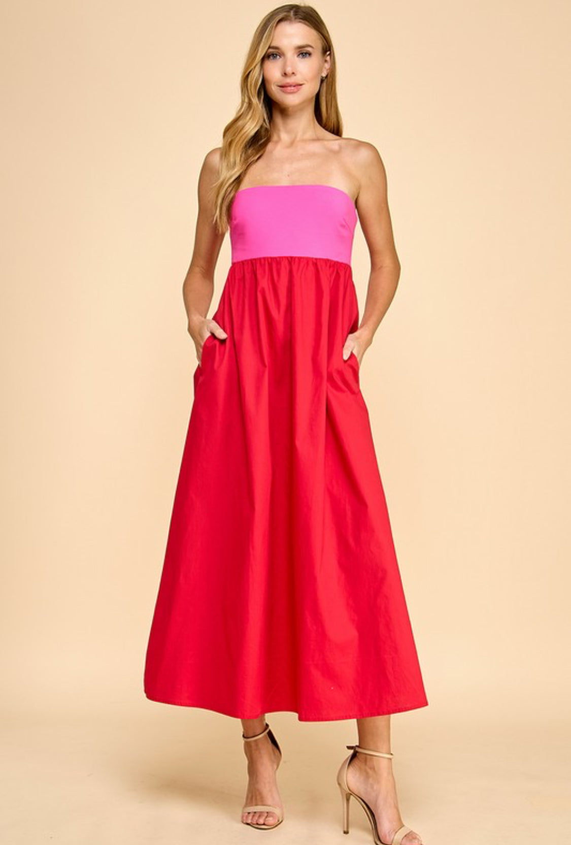Ingrid Strapless Dress