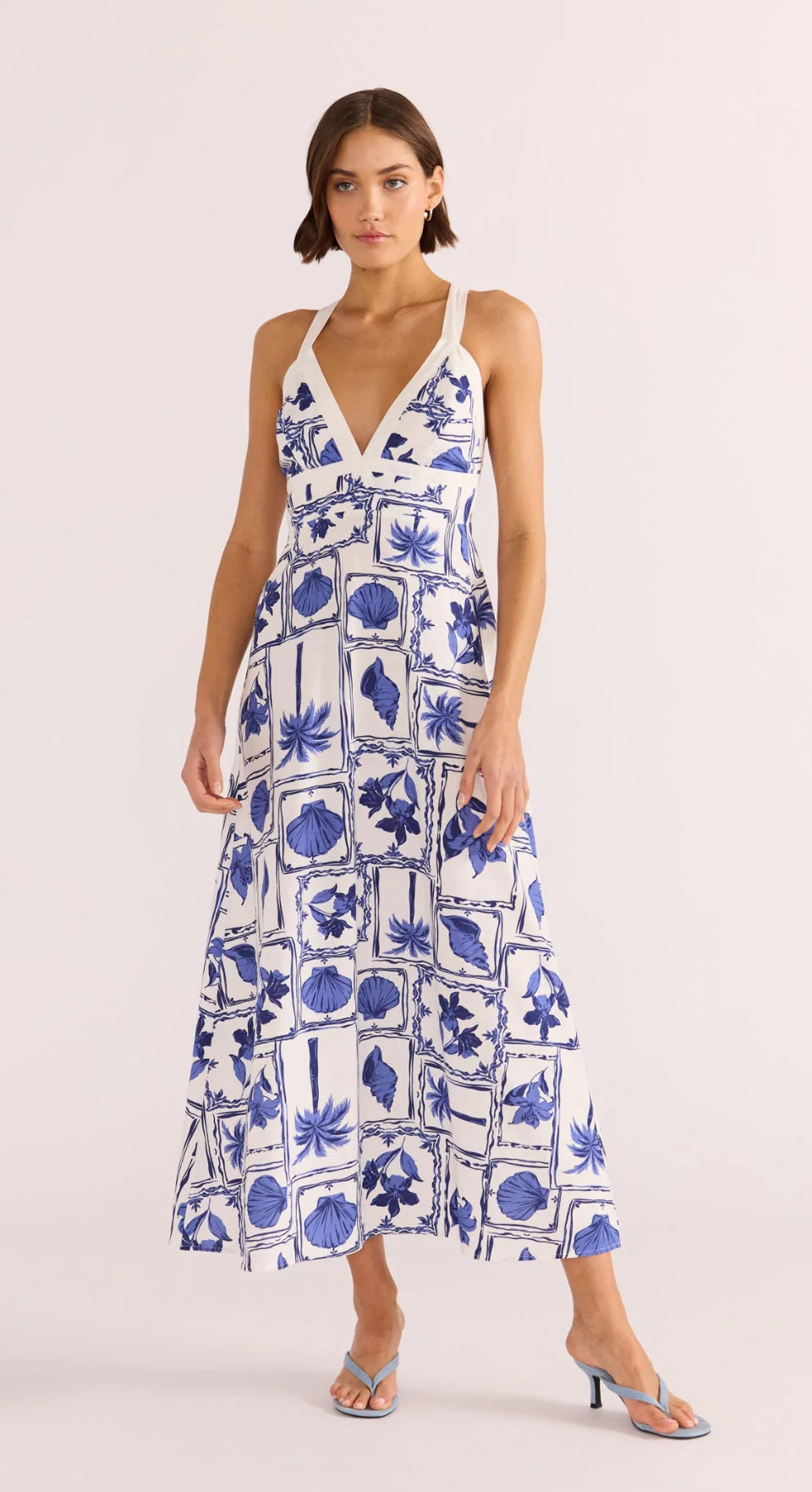 Sylvie Panel Midi Dress