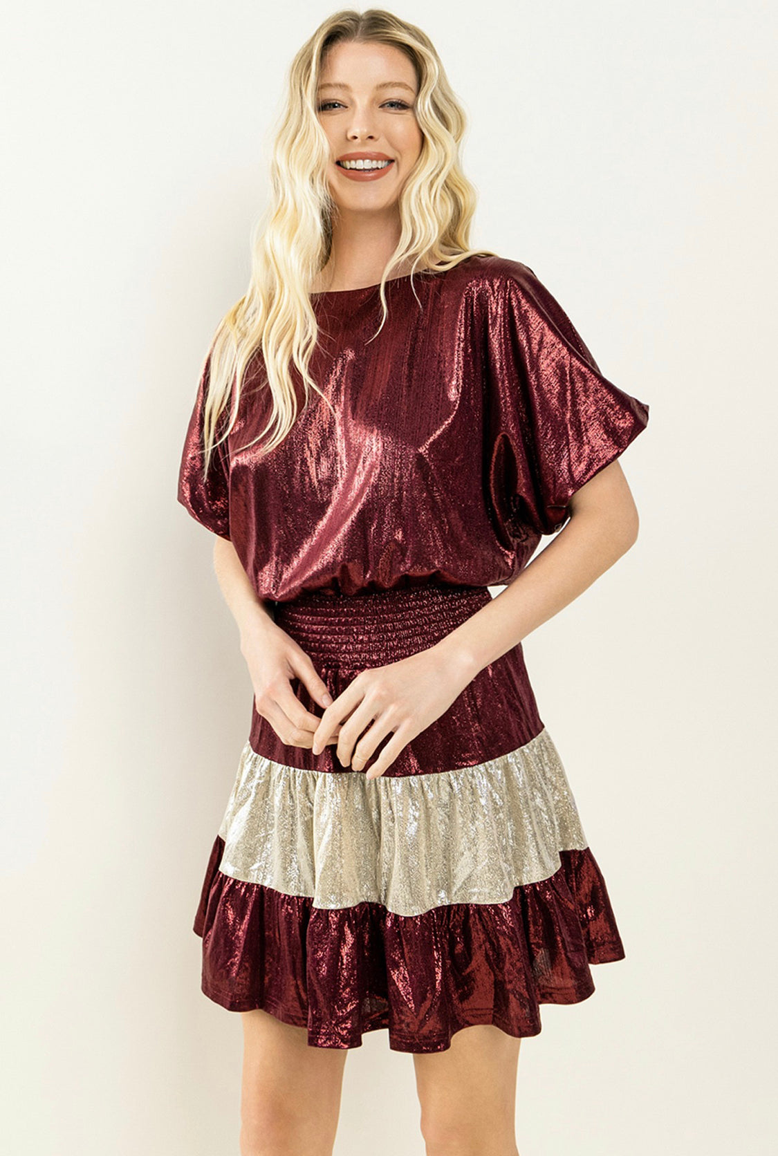 Go Noles Metallic Dress