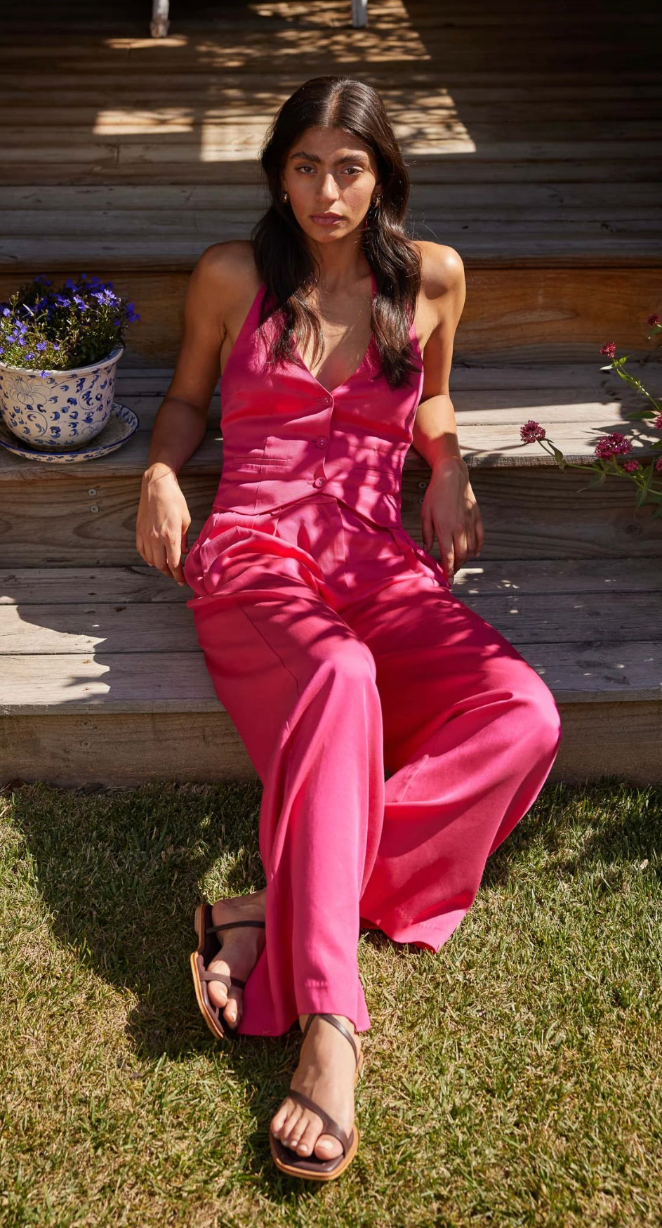 Fabella Halter Neck Vest
