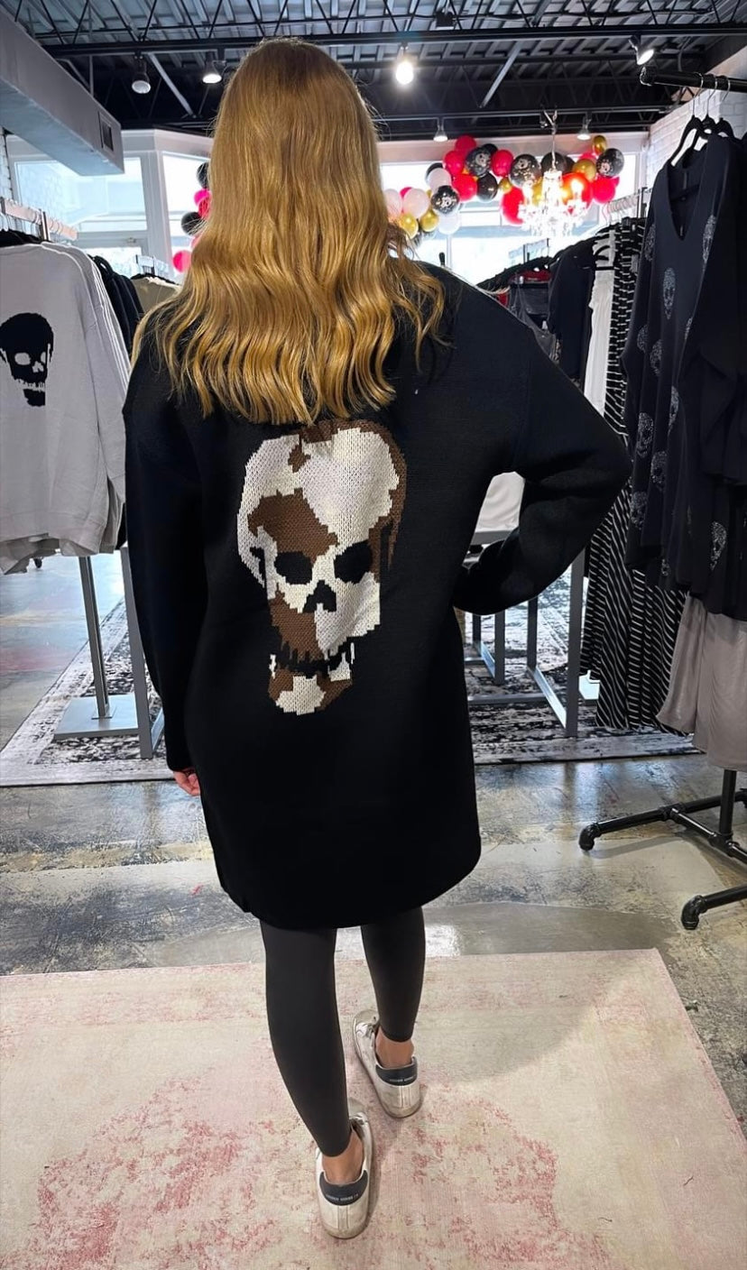 Camo Skull Cardigan – Haute Shop Boutique Camo Skull Cardigan – Haute Shop Boutique