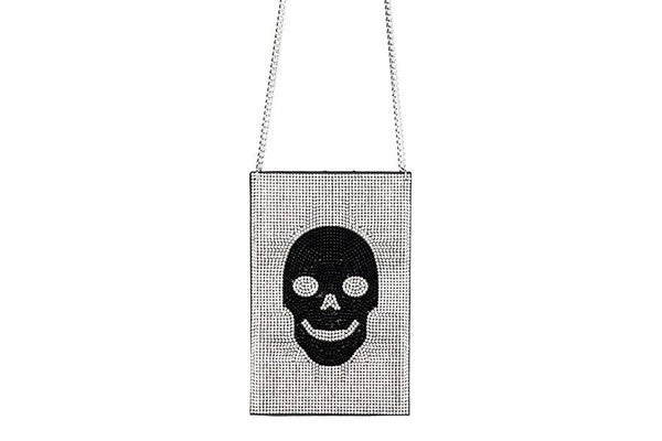 Skull Rhinestone Crossbody