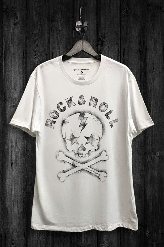 Rock n Roll Skull Tshirt