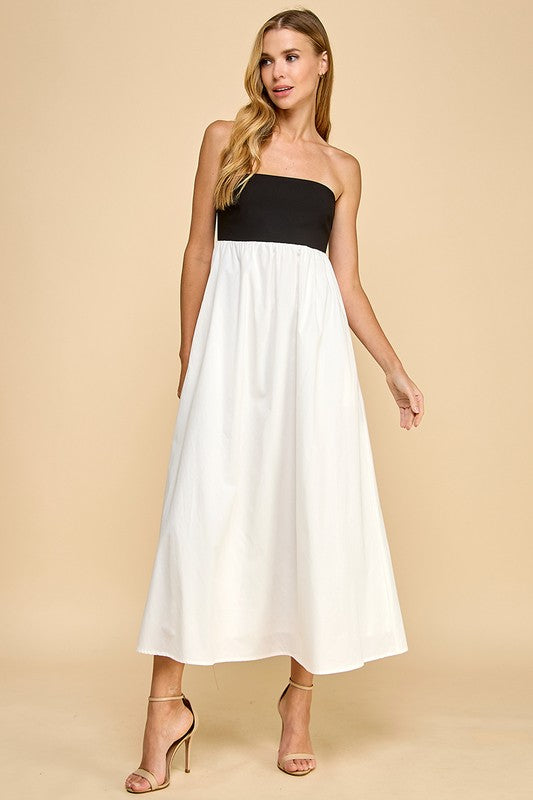 knee length dresses for ladies Ingrid Flutter Sleeve Gauze Midi Dress main image 1