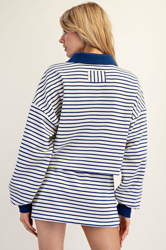 Raegan Striped Pullover