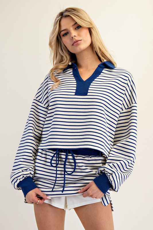 Raegan Striped Pullover