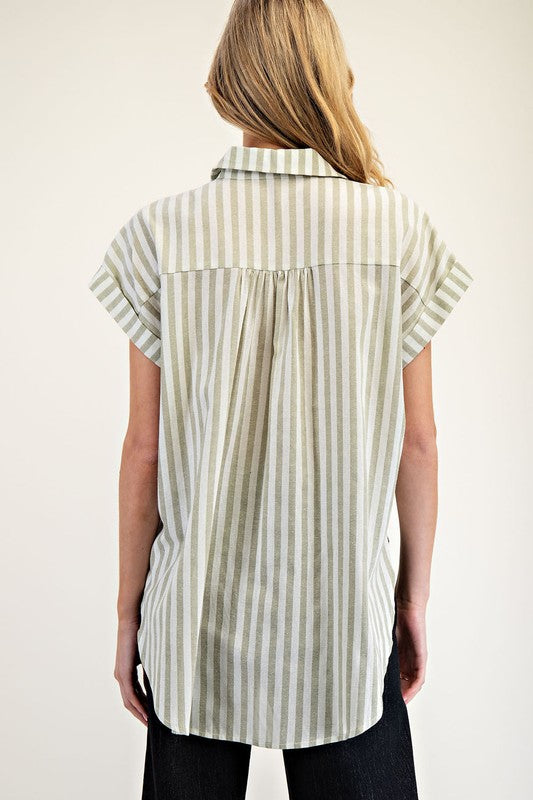 Cabana Striped Blouse