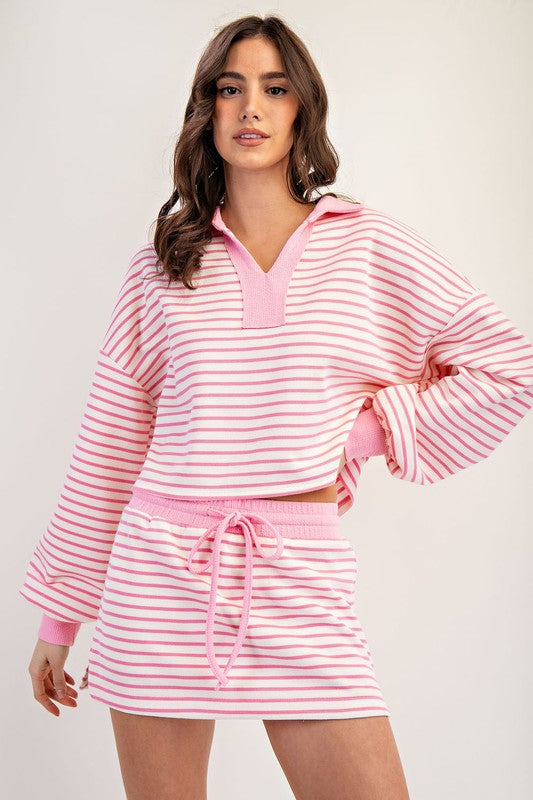 Raegan Striped Pullover
