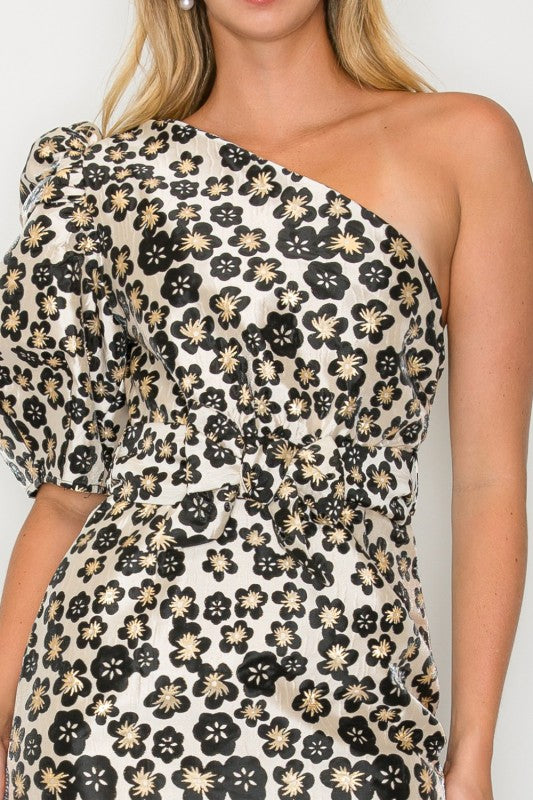 Isabella Jacquard Dress