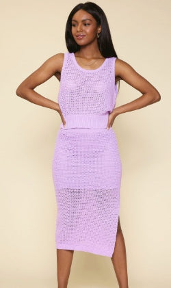 The Lilac Midi Skirt