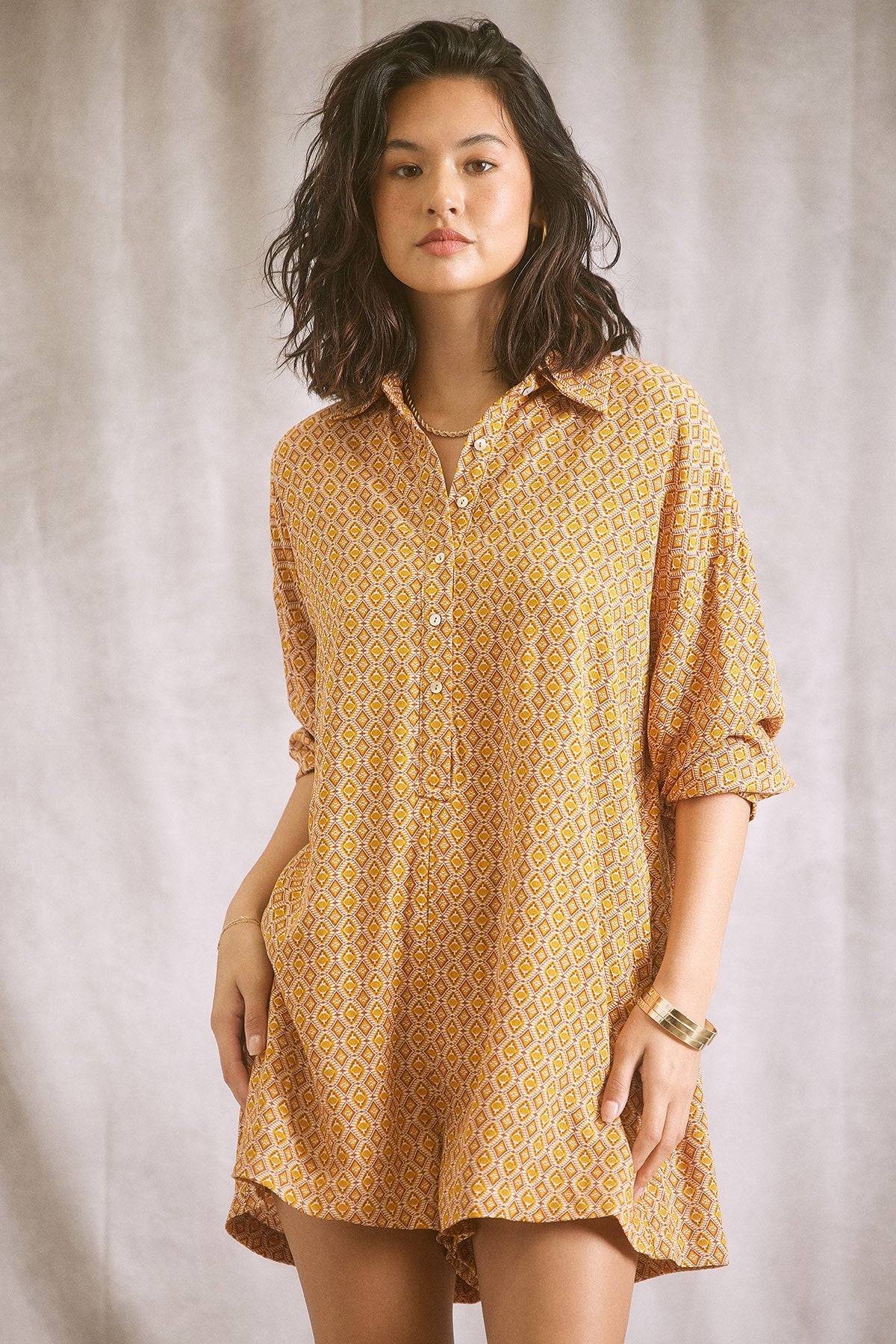 Nessa Shirt Romper