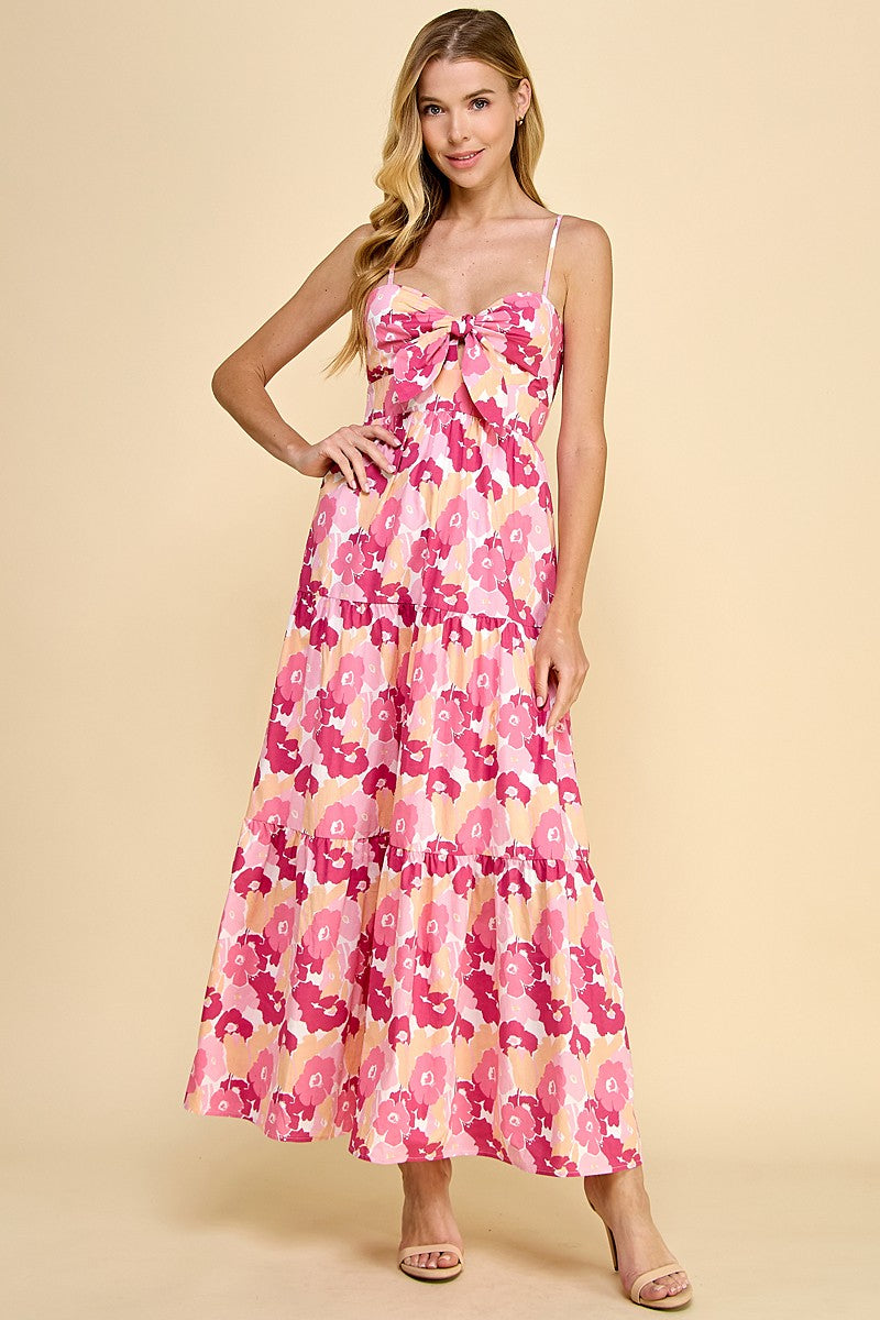 Evie Floral Midi Dress