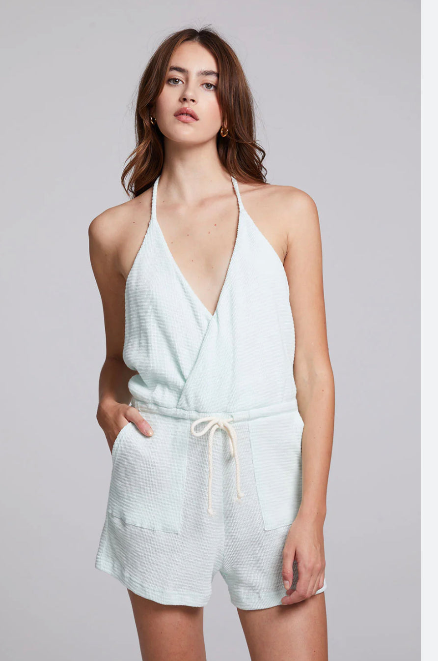 Carina Aqua Glass Jumpsuit