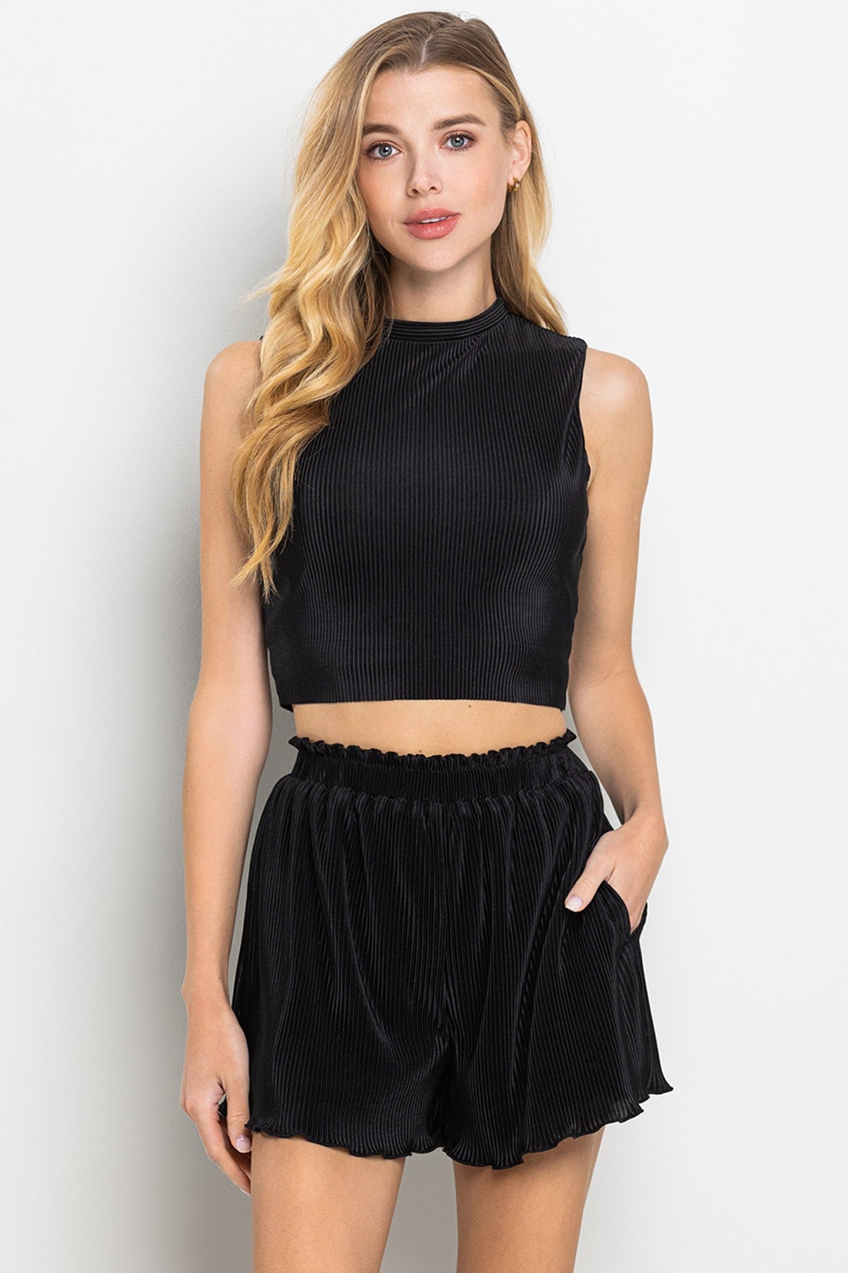 Selma Pleated Top