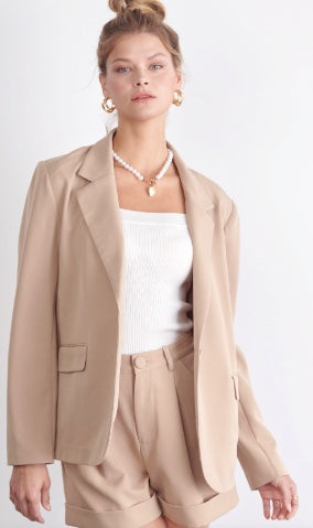 One Button Blazer