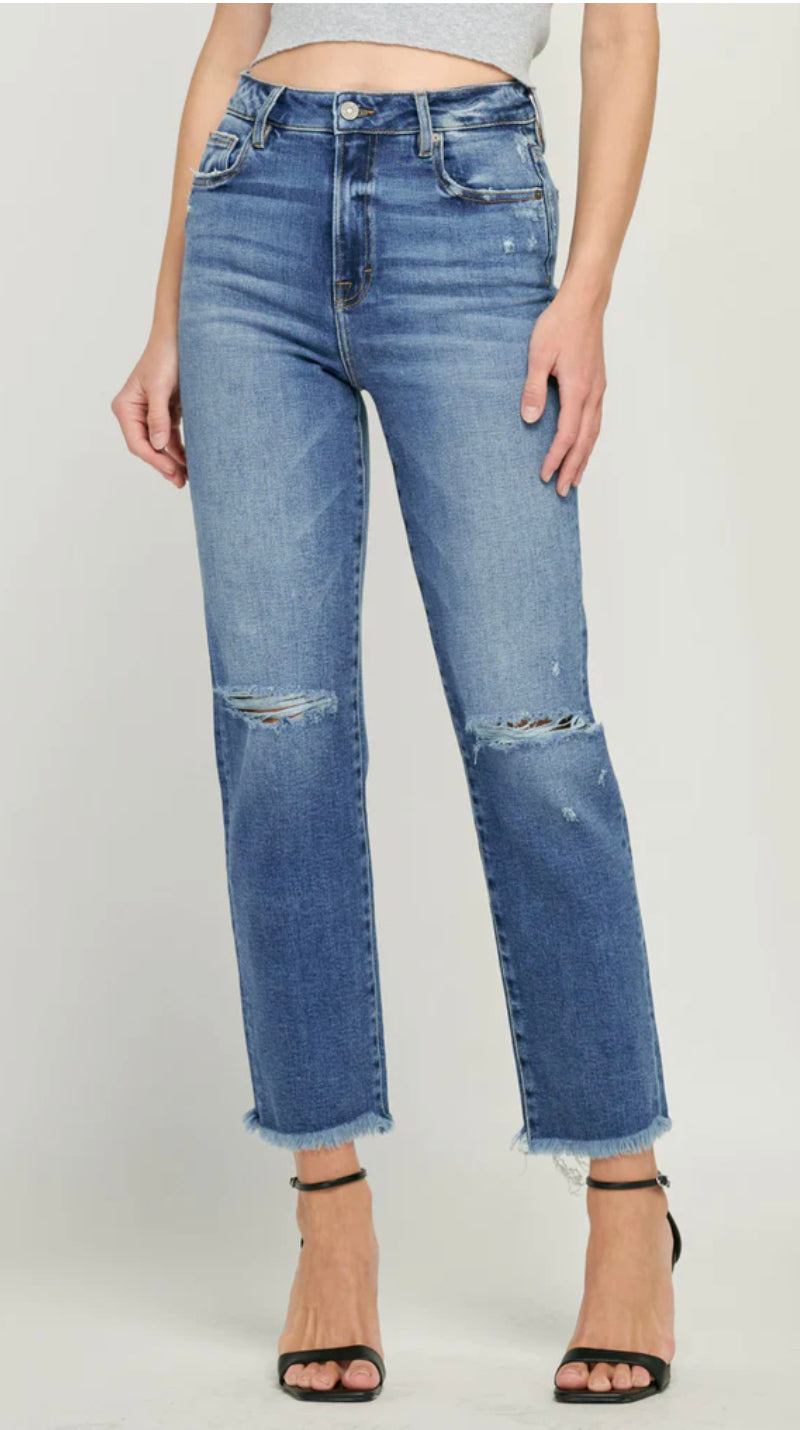 Hidden Tracey High Rise Straight Leg Jean