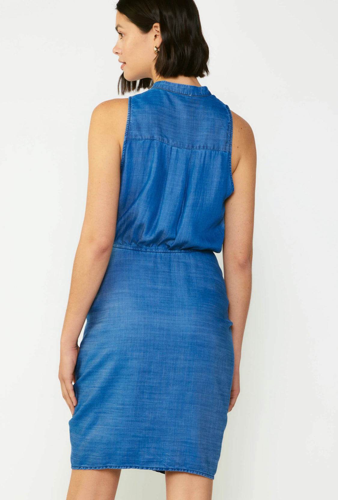 Chambray Mini Dress