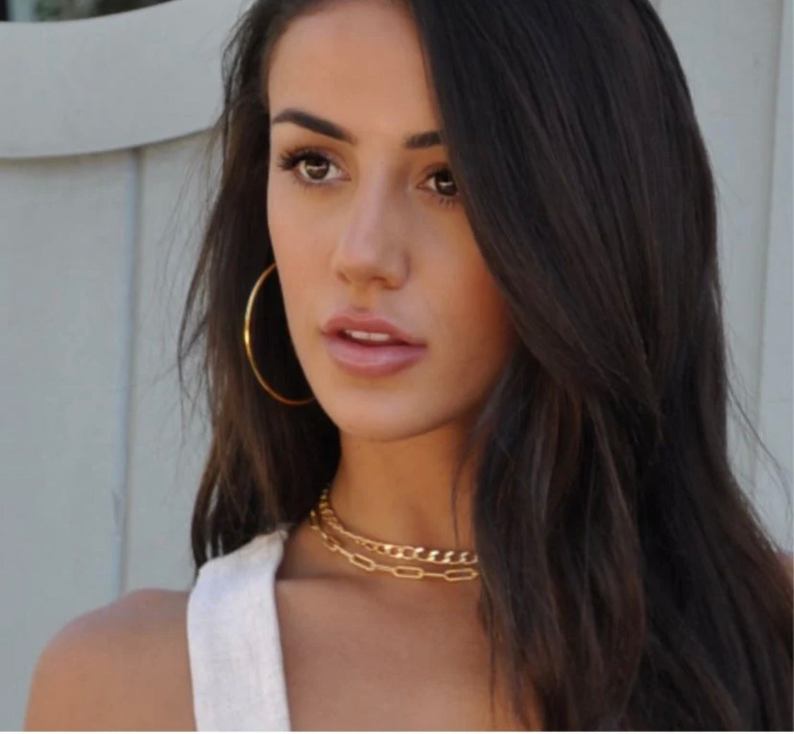 Sahira Carrie Paperclip Necklace