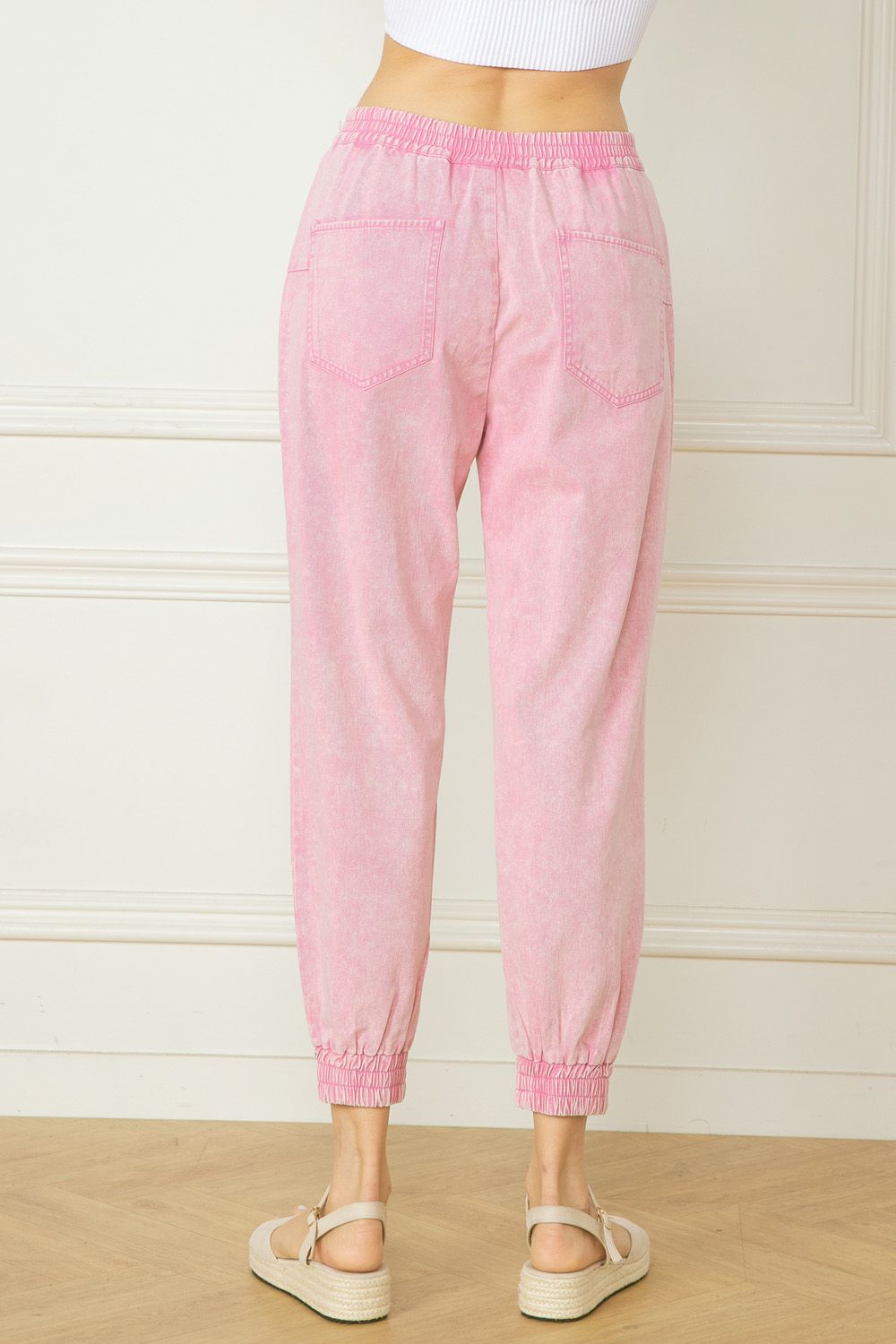 Lindsay Pink Jogger Jean