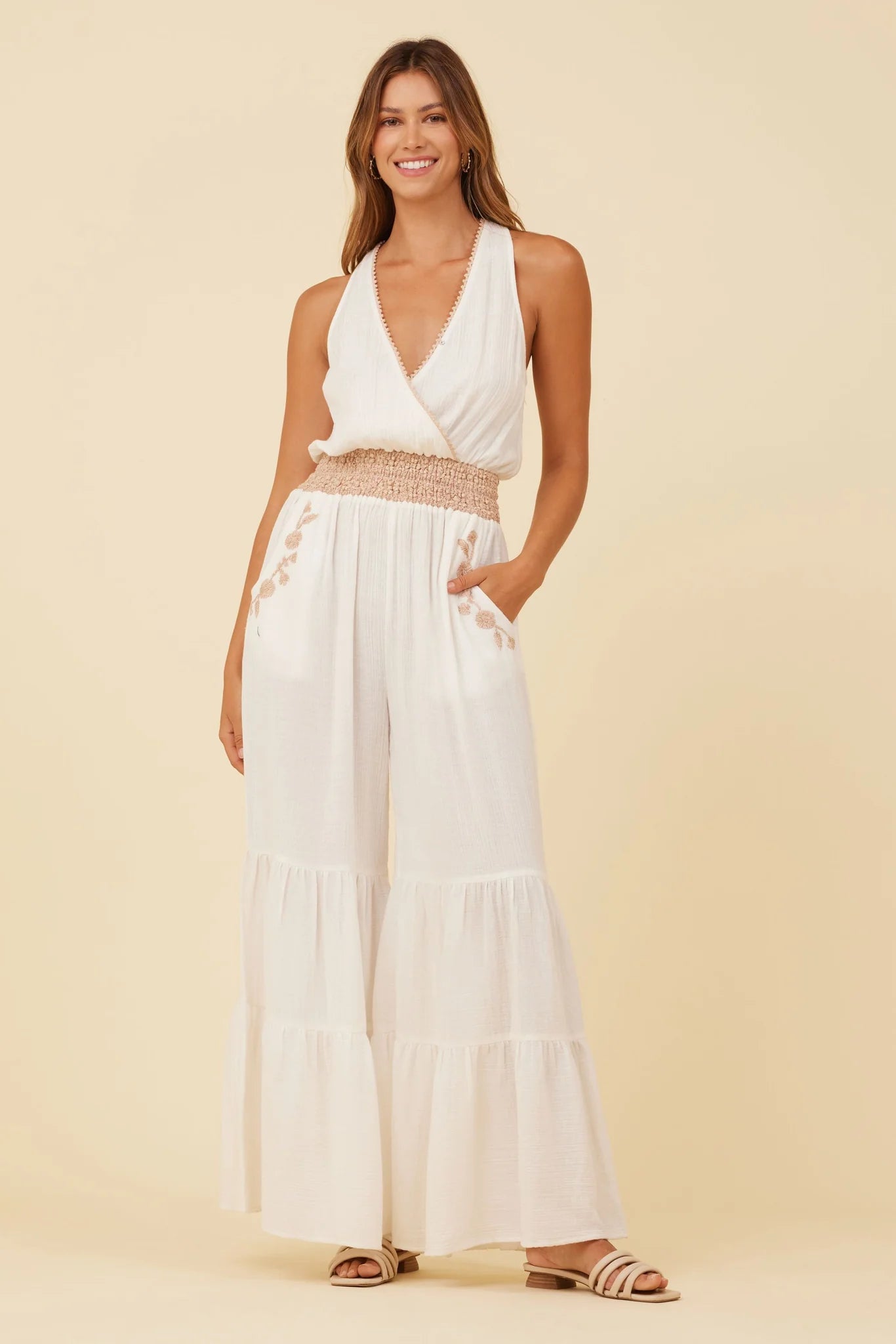 Surf Gypsy Gauze Jumpsuit