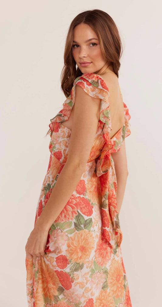 Aida Frill Maxi Dress