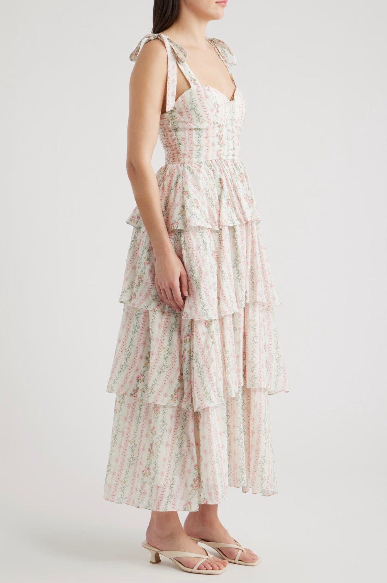Anabella Tiered Maxi Dress