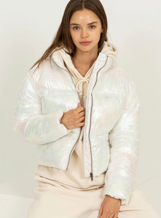 Chrome Puffer Jacket