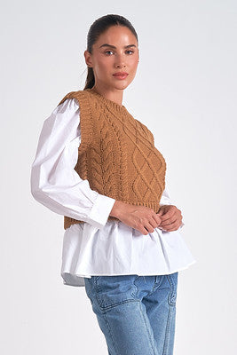 Lana Sweater Vest/Shirt