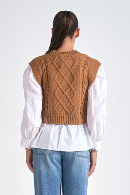 Lana Sweater Vest/Shirt