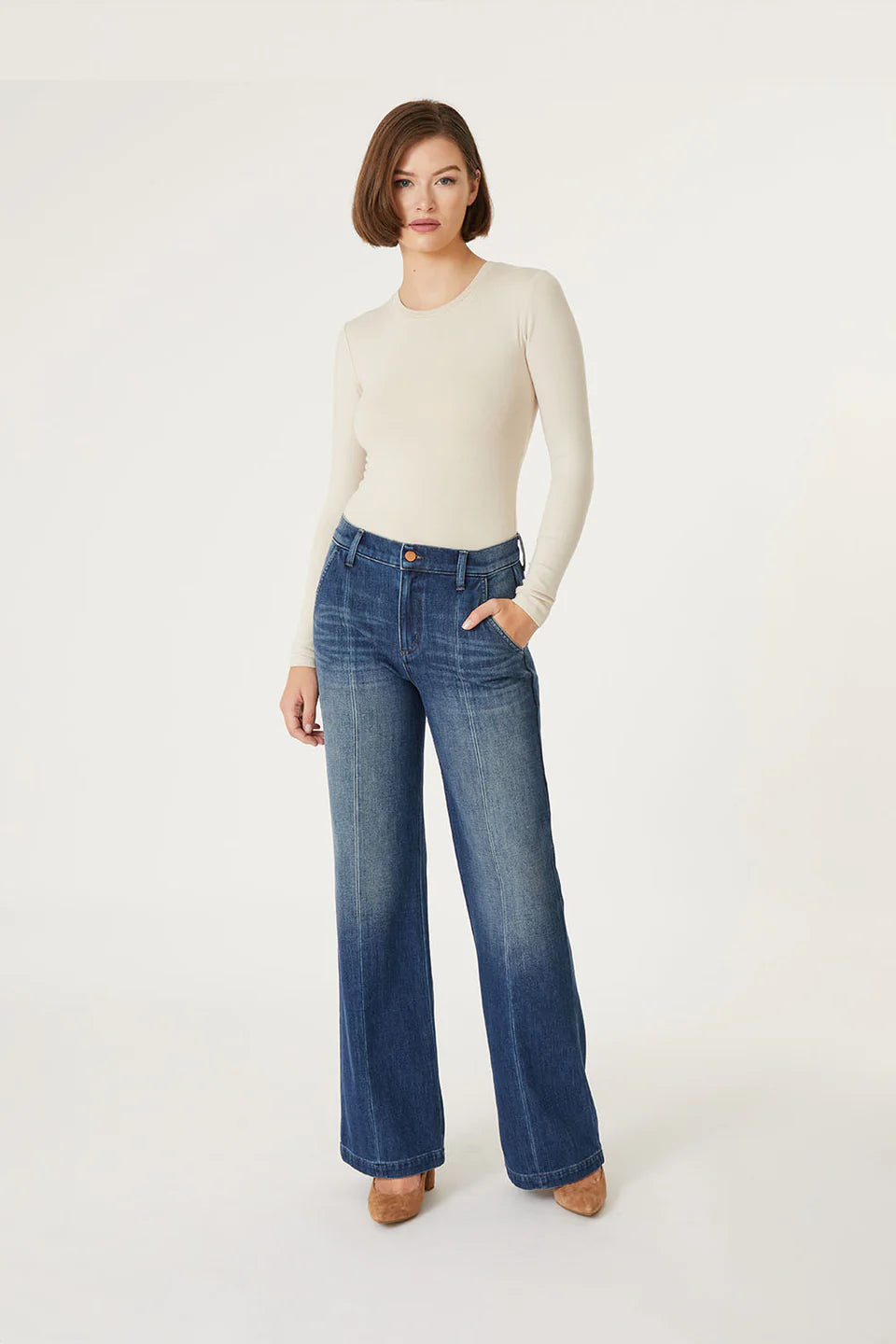 Shelby Denim Trouser