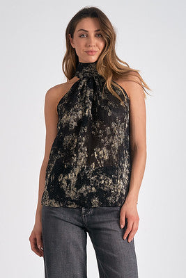 Gold Dust Sleeveless Blouse