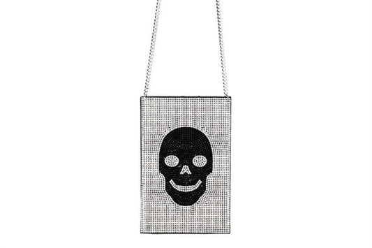 Skull Rhinestone Crossbody