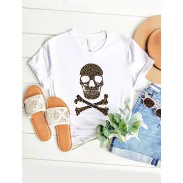Leopard Skull Tshirt