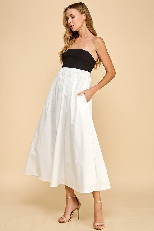 Ingrid Strapless Dress