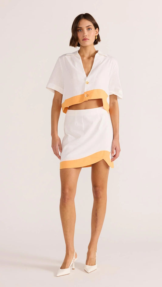 Alora Wave Crop Shirt