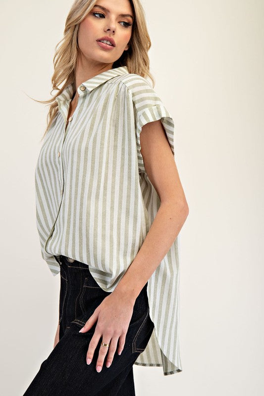 Cabana Striped Blouse