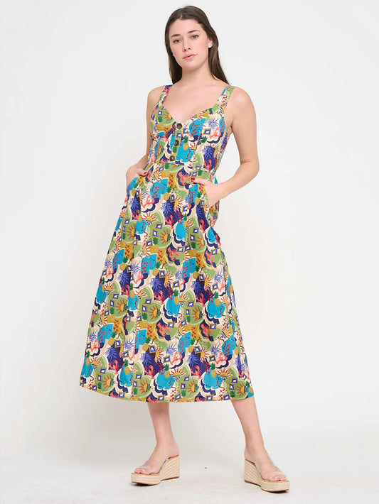 Seaside Harvest Midi Dress