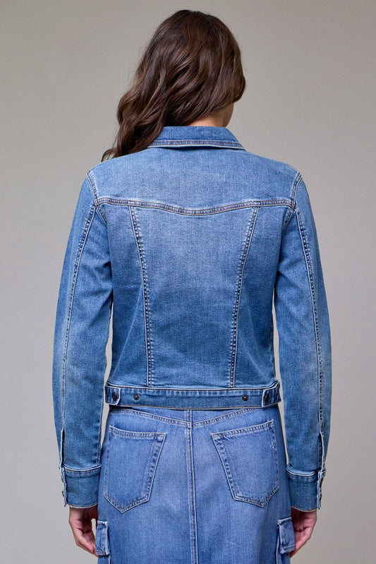 Hidden Fitted Trucker Jacket