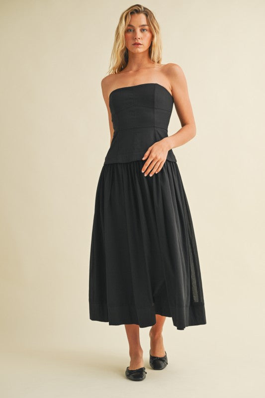 Whitney Strapless Corset Dress