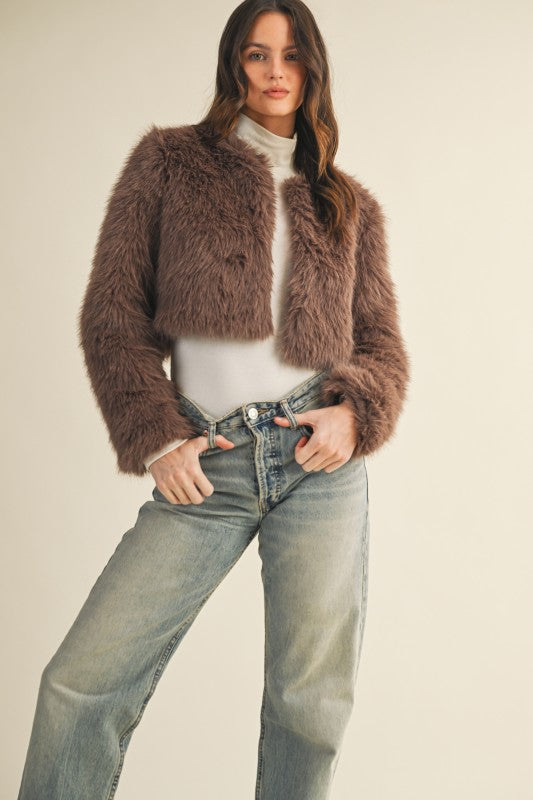 Mocha Fur Jacket