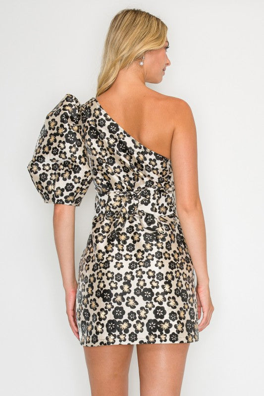 Isabella Jacquard Dress