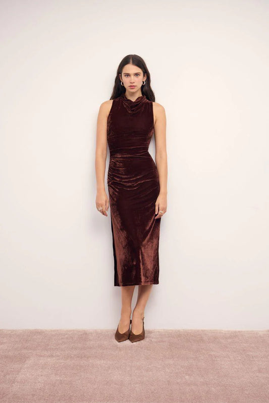 Sonja Velvet Midi Dress