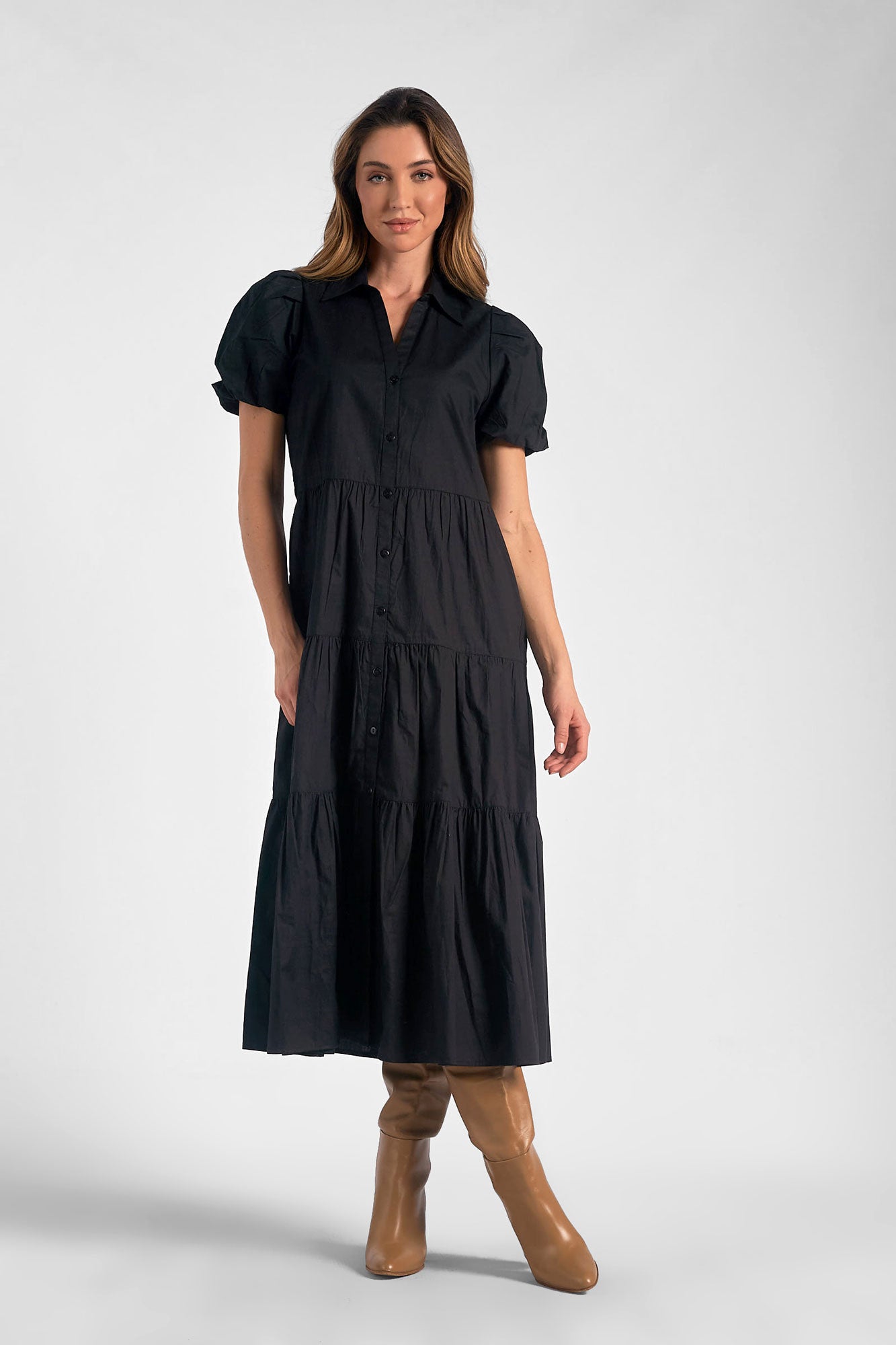 The Elan Shirt Maxi