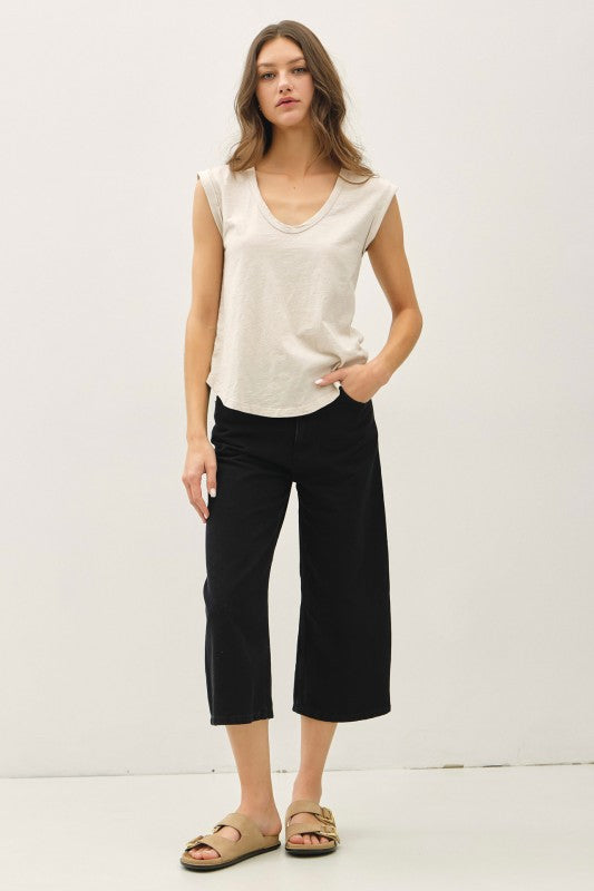 Sarah Cap Sleeve Top