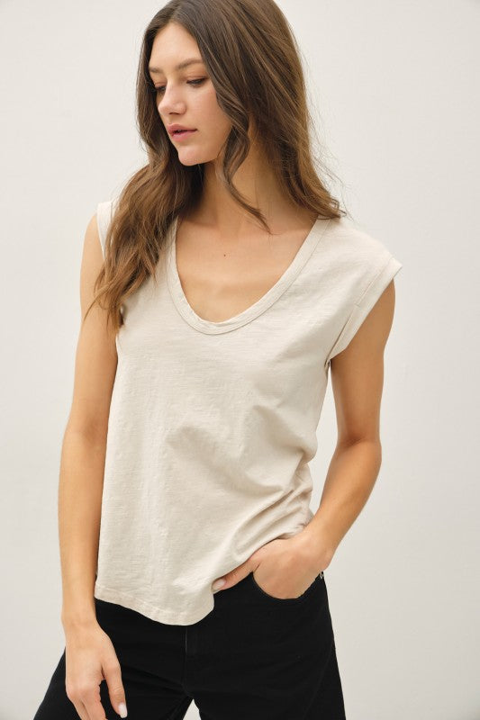 Sarah Cap Sleeve Top