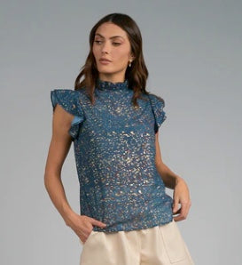 The Sapphire Paisley Top