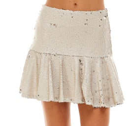 Sequin Flare Skirt